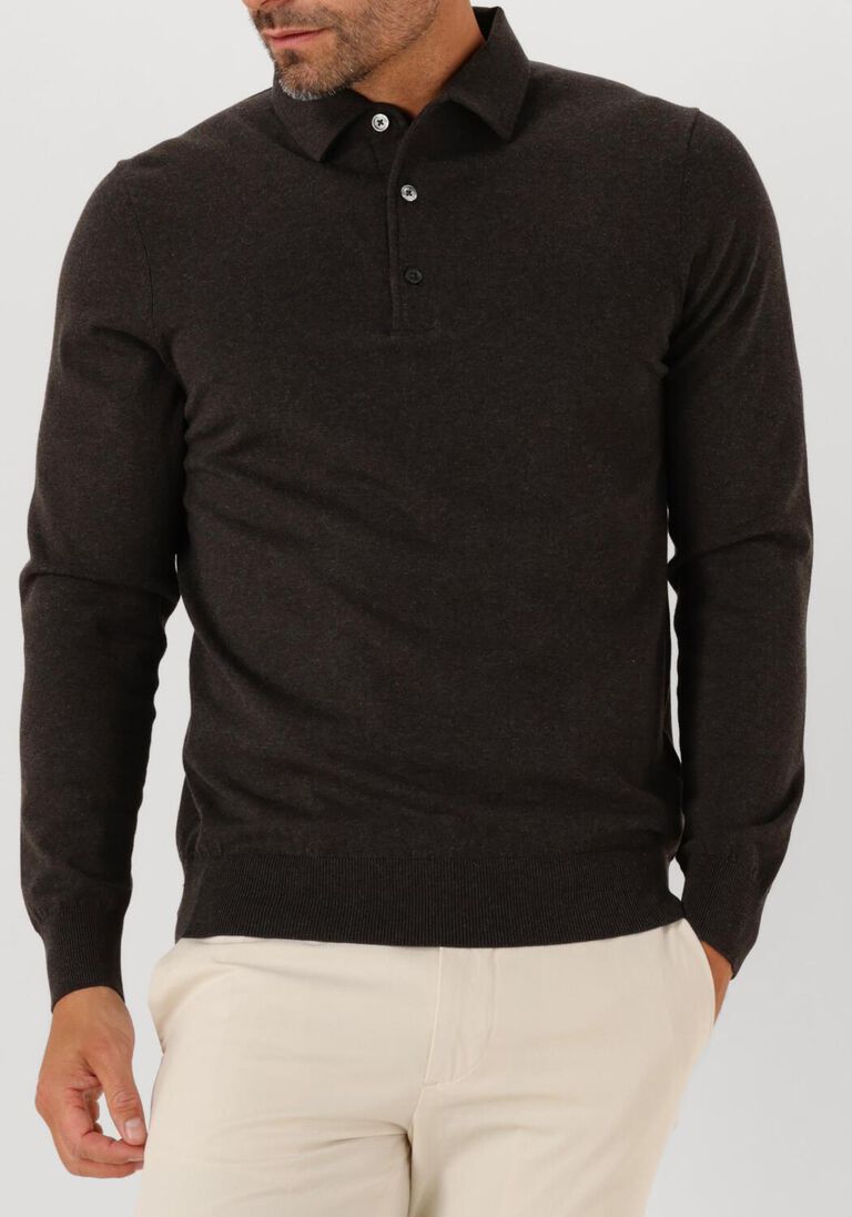 bruine profuomo polo polo onepiece ls