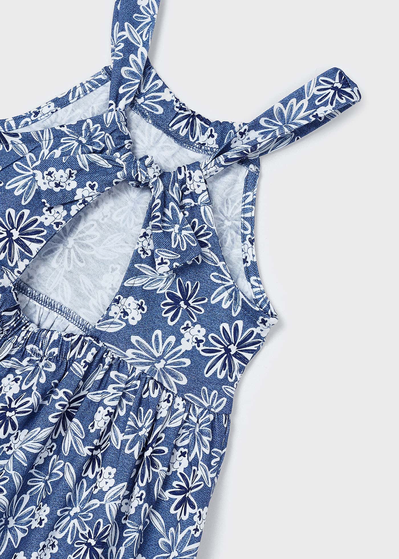 Vestido Better Cotton com estampa de flamingos para meninas