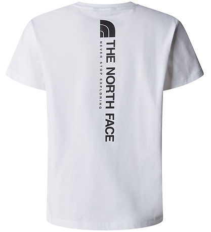 The North Face T-shirt - Vertical Graphic - Hvid