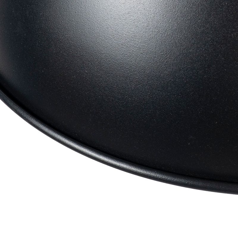 Smart hanglamp zwart met goud 3-lichts incl. Wifi A60 - Magnax