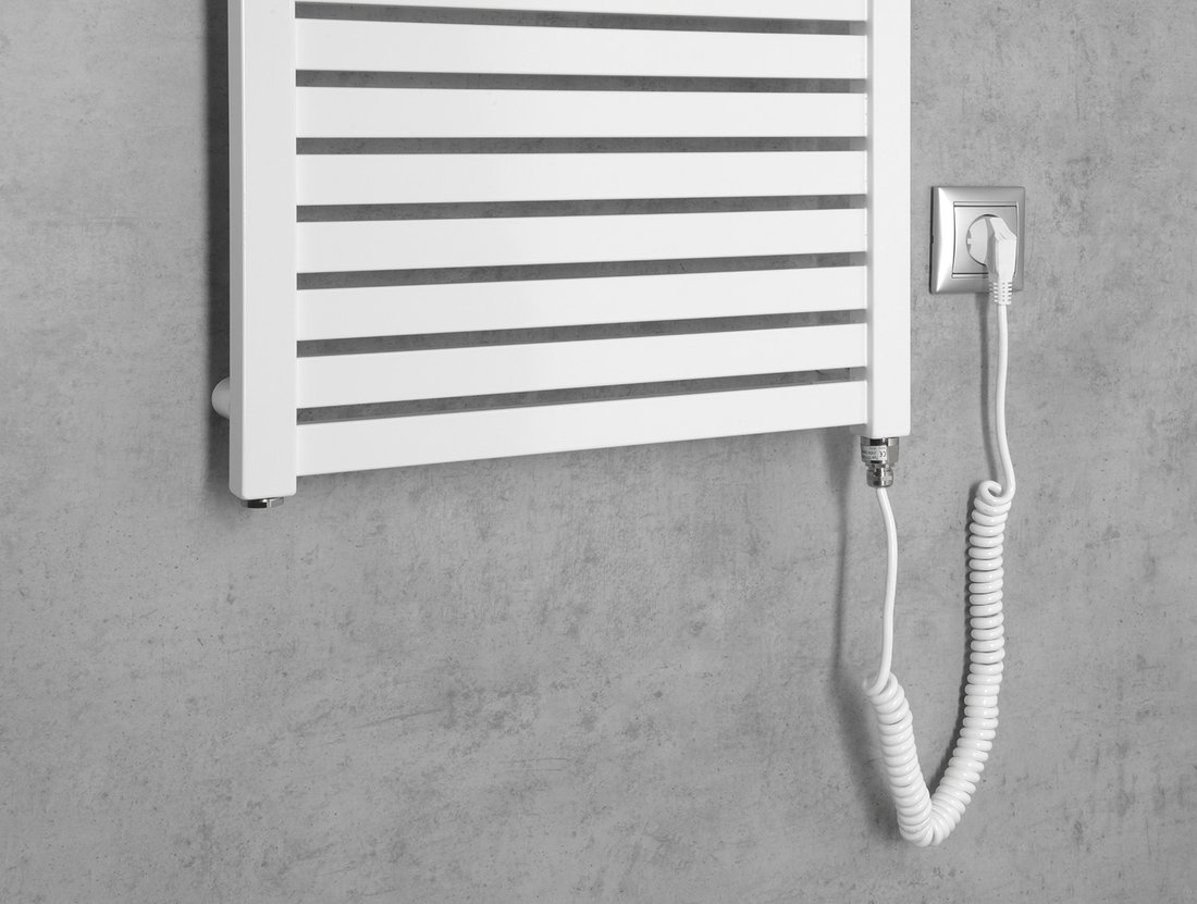 Sapho Tondi elektrische radiator wit 45x133cm 500W