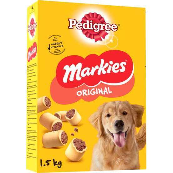 Friandises Pedigree Markies Original Biscuits fourrés pour chien 1,5kg
