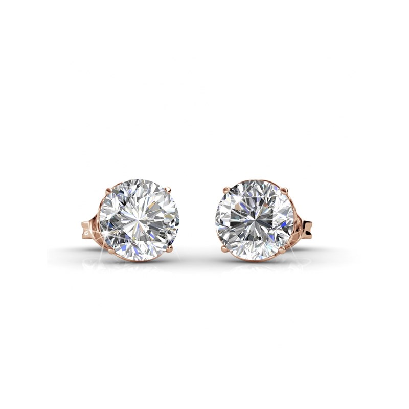 Parure Kristine - Or Rosé Et Cristal