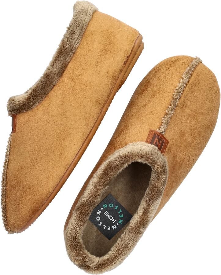 Nelson Home pantoffels cognac