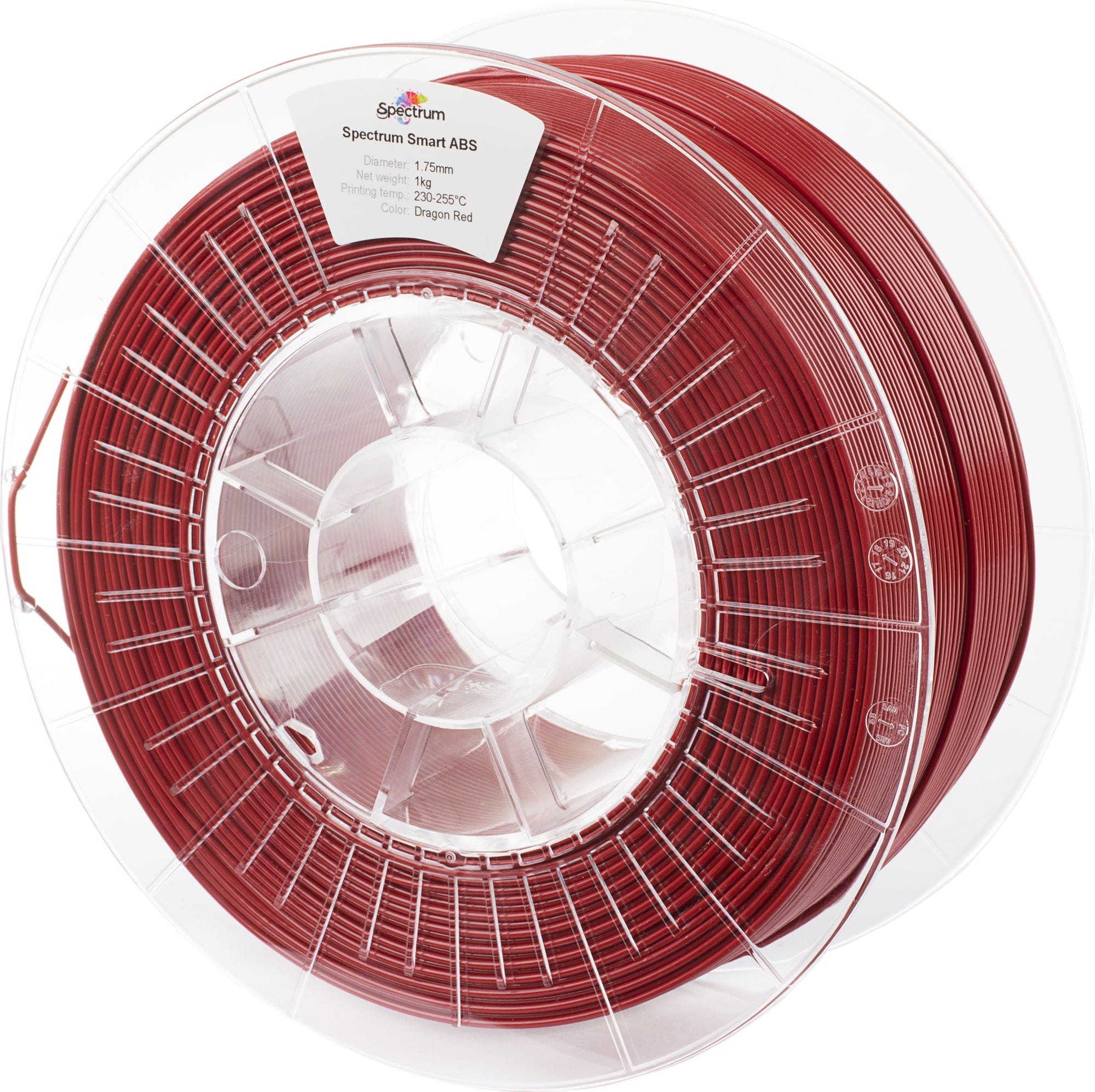 Spectrum  smart ABS Dragon Red, 1,75 mm / 1000 g    Modifiziertes ABS in Rot