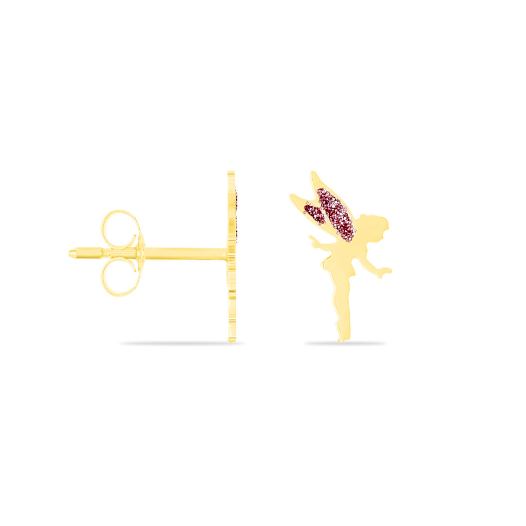 Boucles D'oreilles Puces Feelia Or Jaune