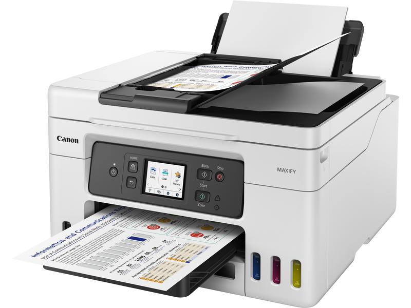 Canon Multifunktionsdrucker MAXIFY GX4050 MegaTank Multifunktionsdrucker mit nachfüllbaren Tintentanks mit hoher Reichweite für den hochproduktiven Druck von Geschäftsdokumenten