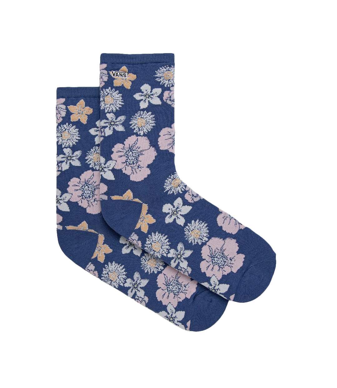 Chaussettes Bleu Femme Vans Retro Floral