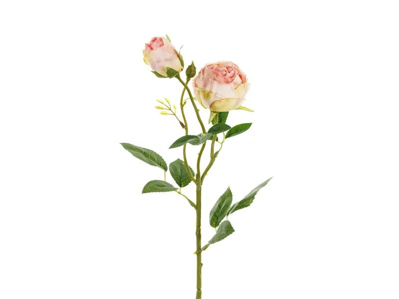 Roze Nep Bloem Roos 55cm
