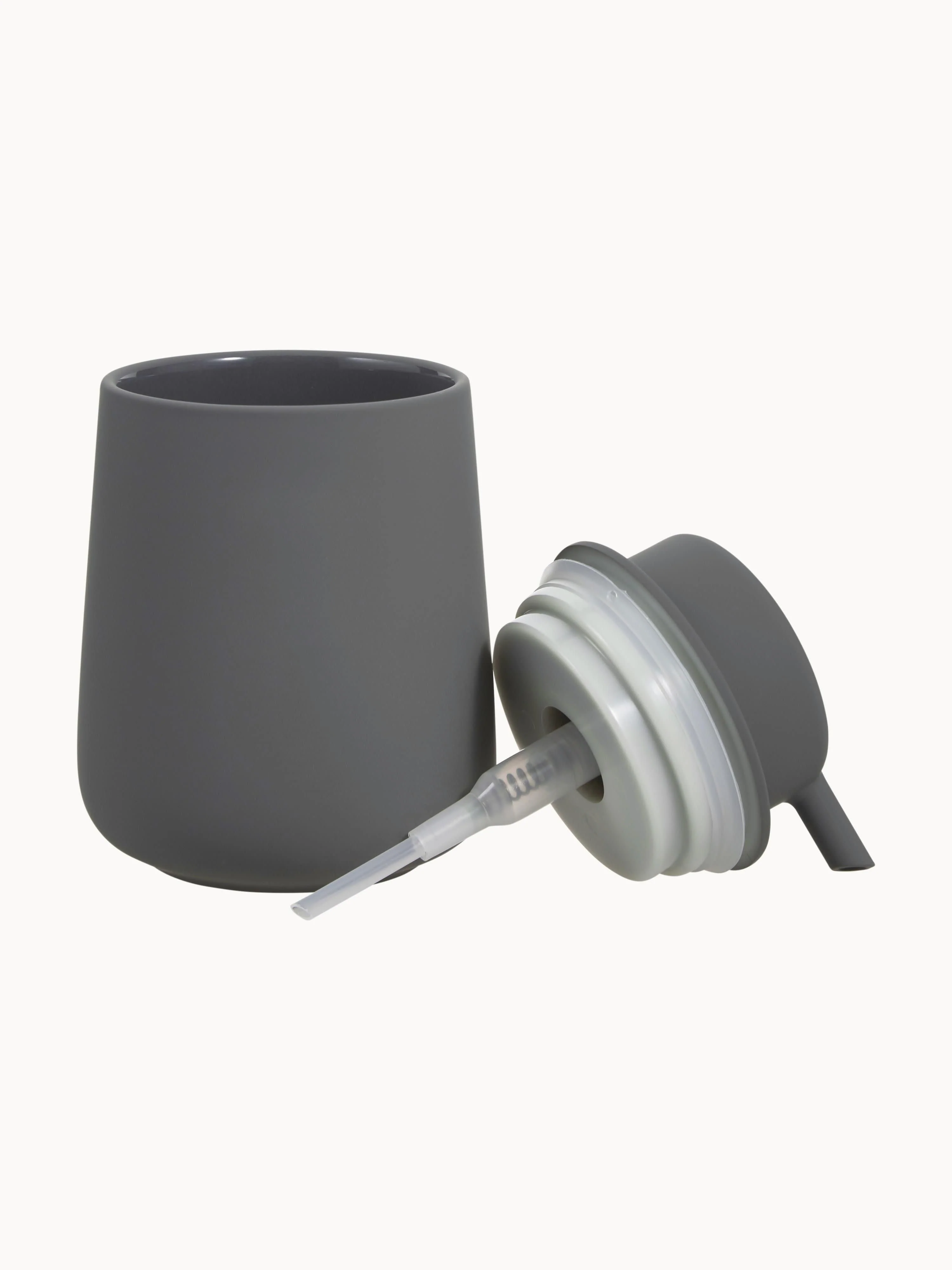 Porseleinen zeepdispenser Nova One
