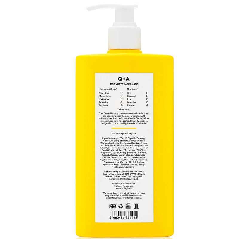 Q+A Ceramide Body Lotion 250 ml