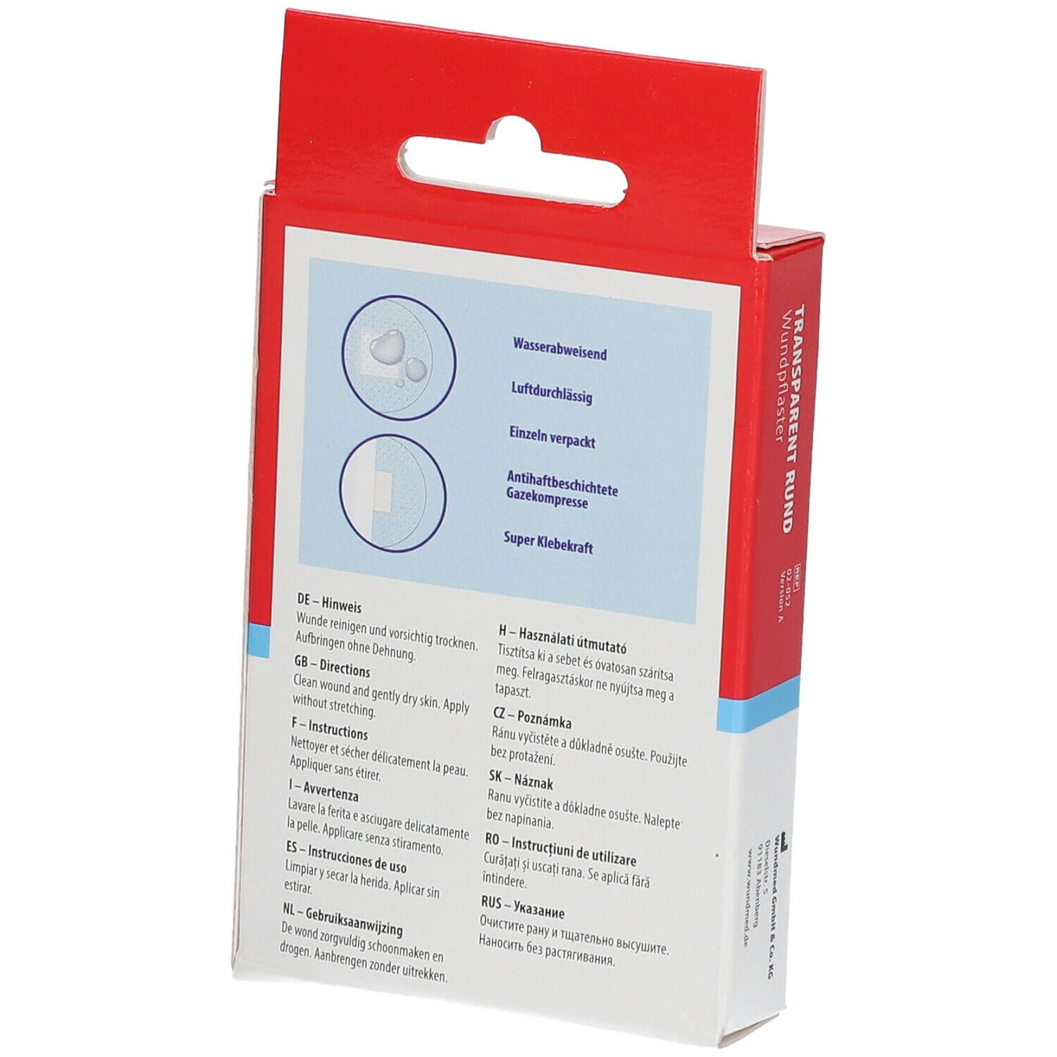 WUNDmed® Wund-Pflaster 2,5 cm