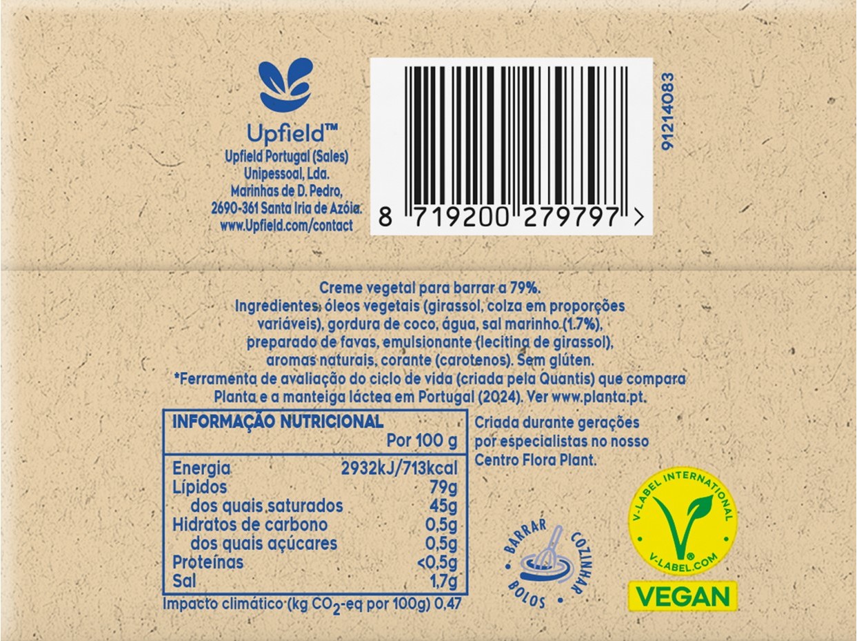 PLANTEIGA PLANTA COM SAL VEGAN EMB.PAPEL 250G
