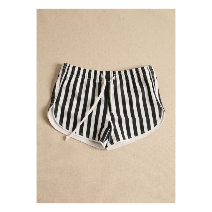 Juillet Juillet Short de Bain Anti-UV Flamands Rayé | Noir