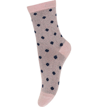 MP Strømper - Irma Glitter - Sølver Pink