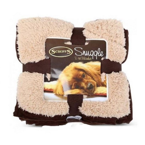 Cobertor para animais de estimação cor chocolate