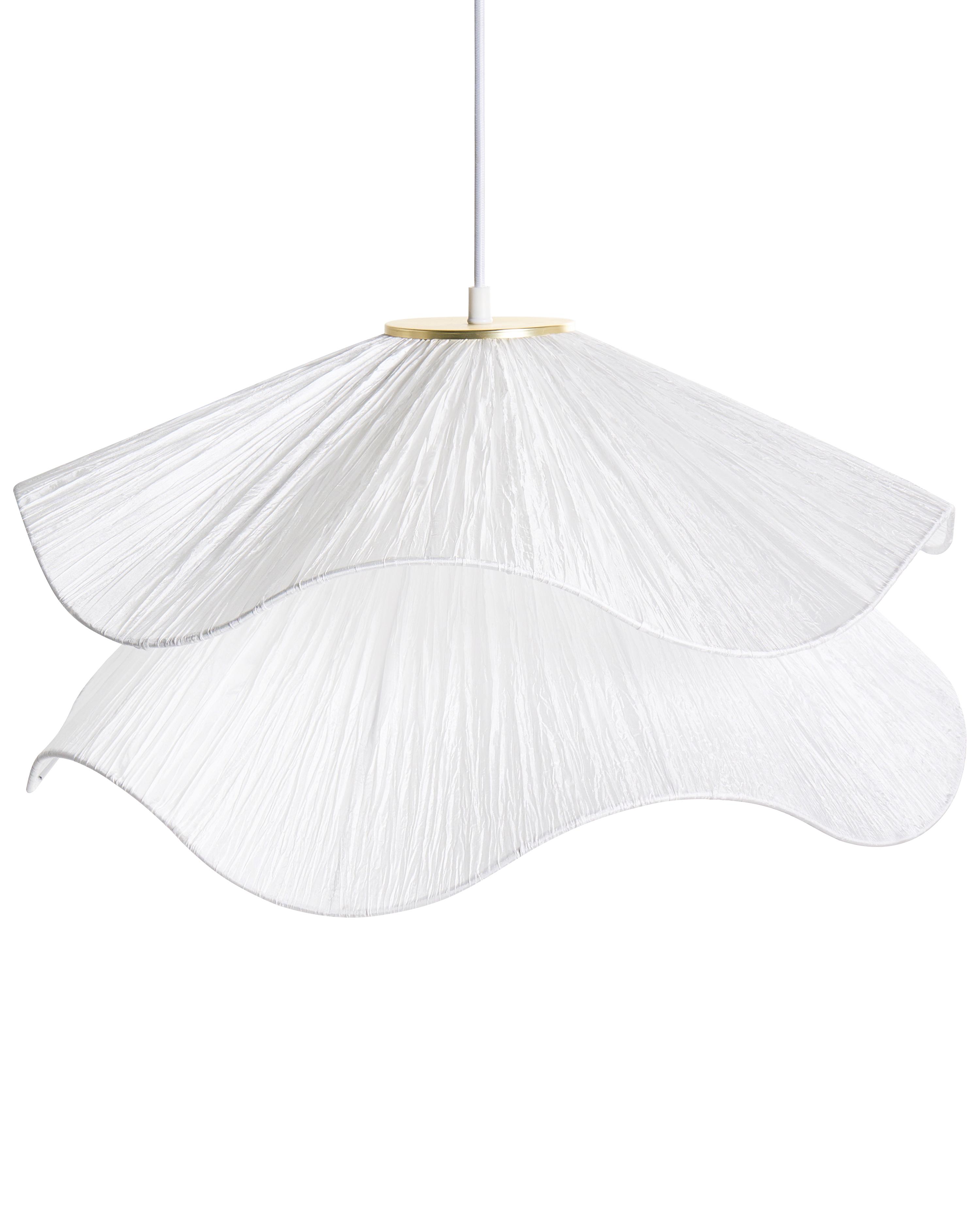 Hanglamp PUNGWE Stof Wit