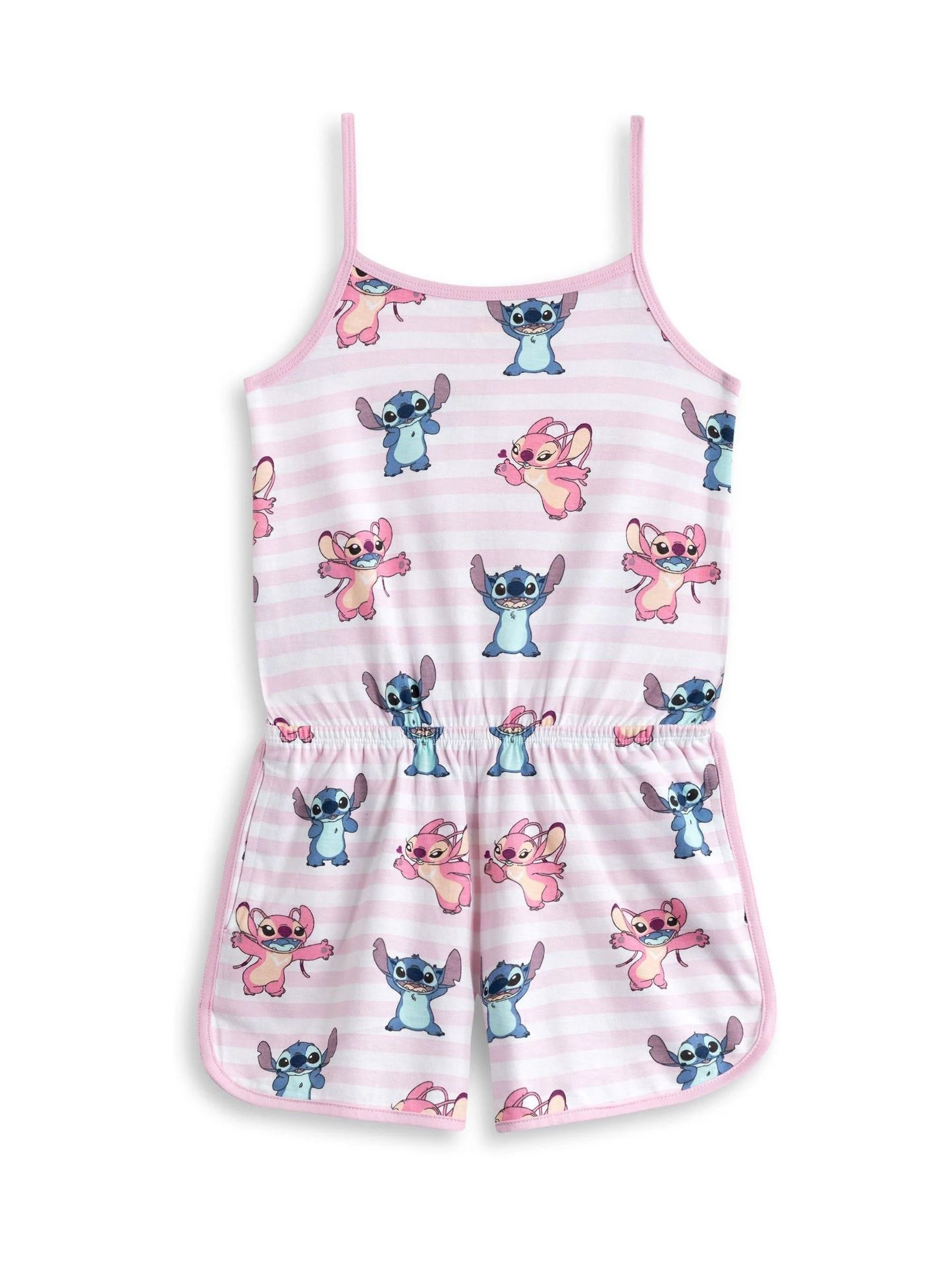 Roze - Vanilla Underground Disney Stitch mouwloos speelpakje voor meisjes