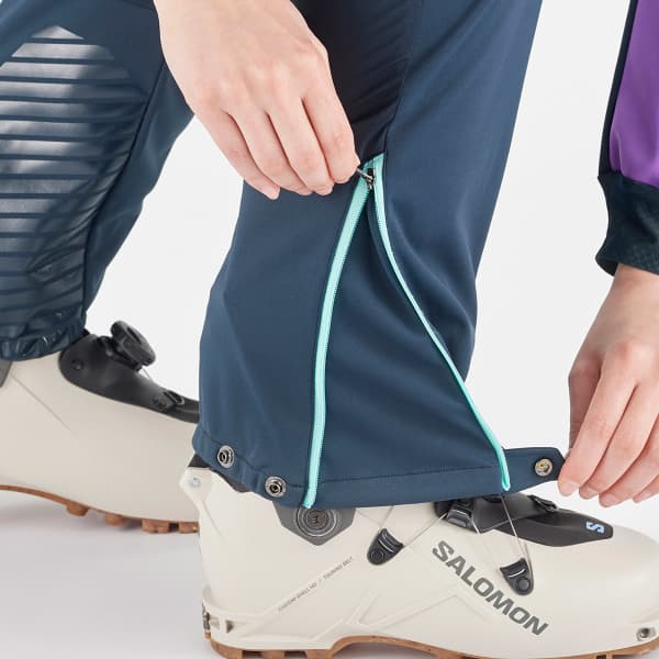 Pantalon ski de randonnée SALOMON MTN SOFTSHELL PANT W CARBON