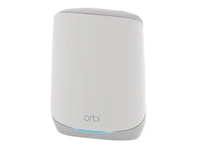 NETGEAR Orbi RBS760 - Wi-Fi-system - (forlænger) - op til 2000 sq.ft - mesh 1GbE, 2.5GbE - Wi-Fi 6 - Tri-Band