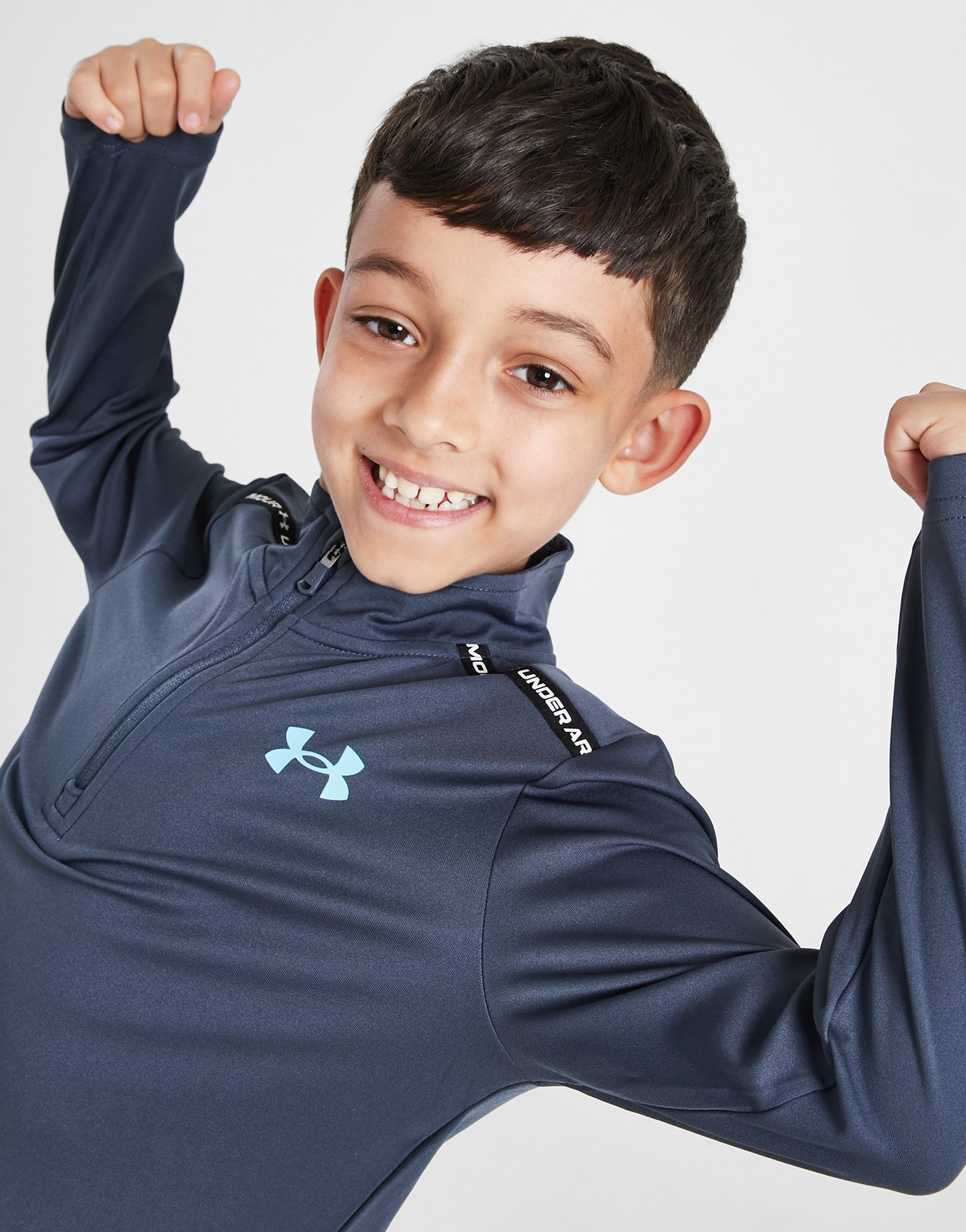 Under Armour Ensemble Haut Zippé/Short Tape Enfant