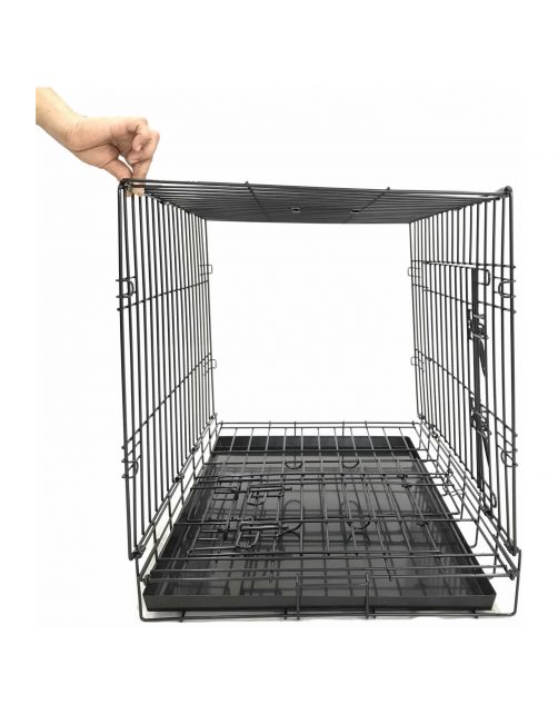 Adori Bench 2-Deurs De Luxe Zwart - Hondenbench