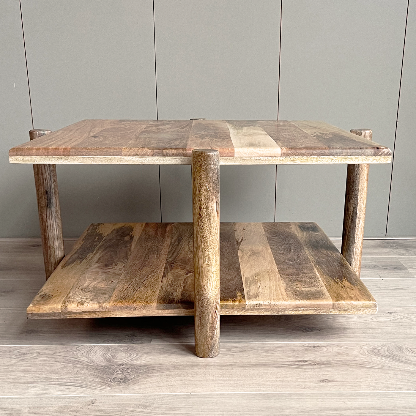Mango salontafel naturel vierkant