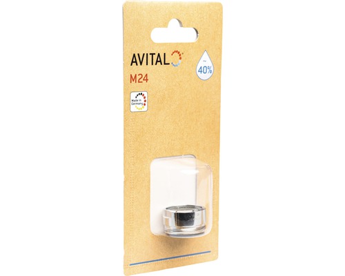 AVITAL eco beluchter M24 7,5-9,0 l/min chroom