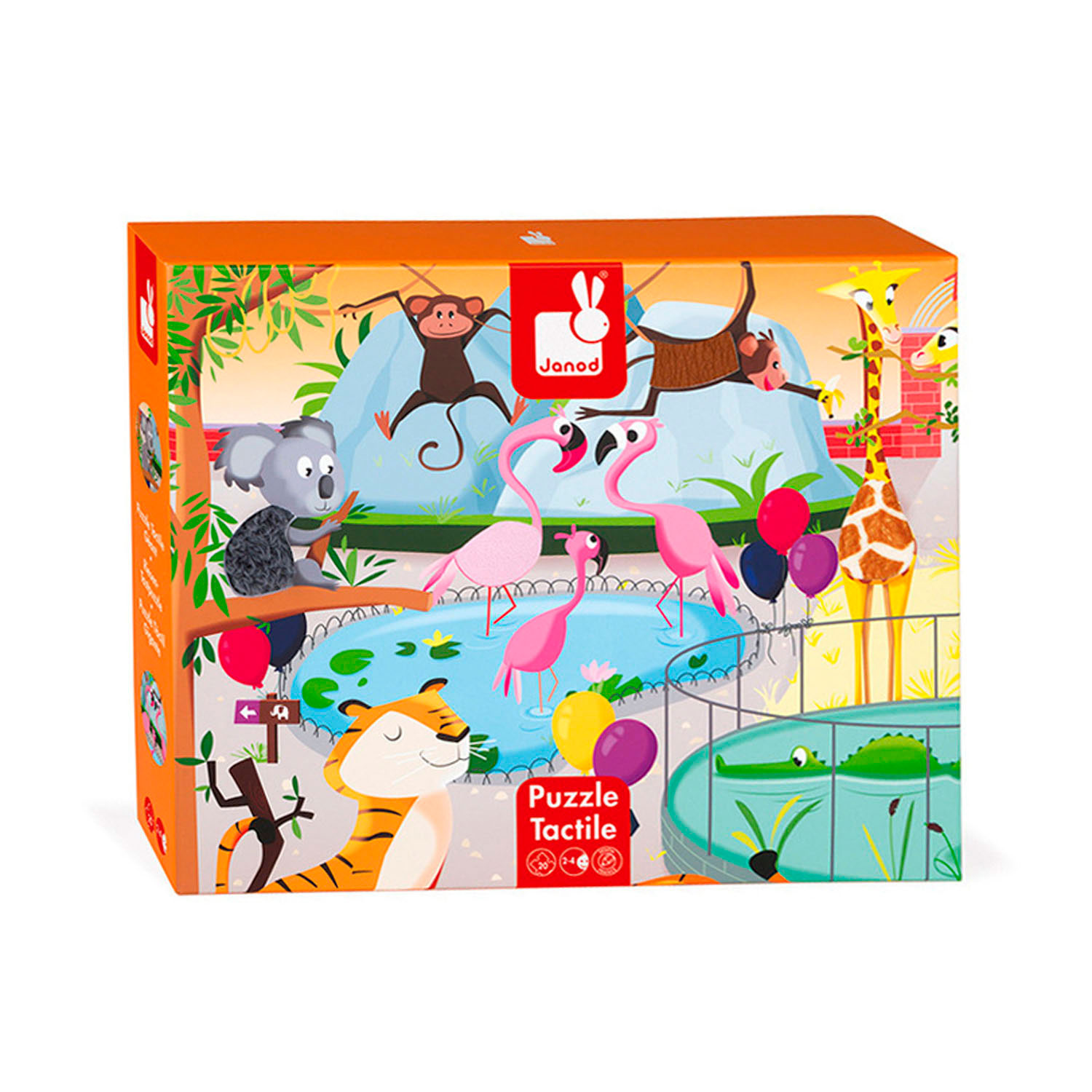 Janod Voelpuzzel - Een dag in de Dierentuin