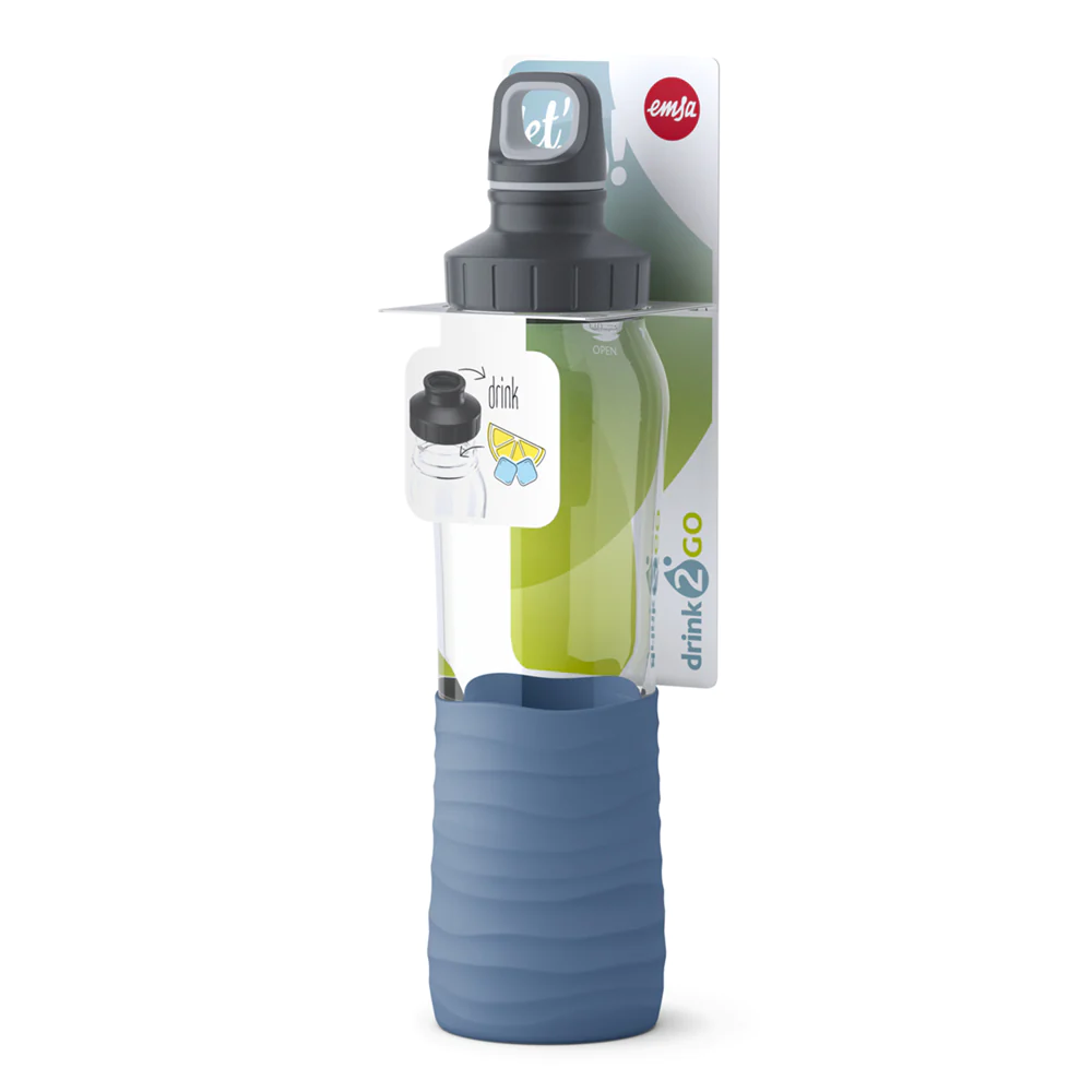 Gourde Drink2Go 0.7 litre bleu Emsa