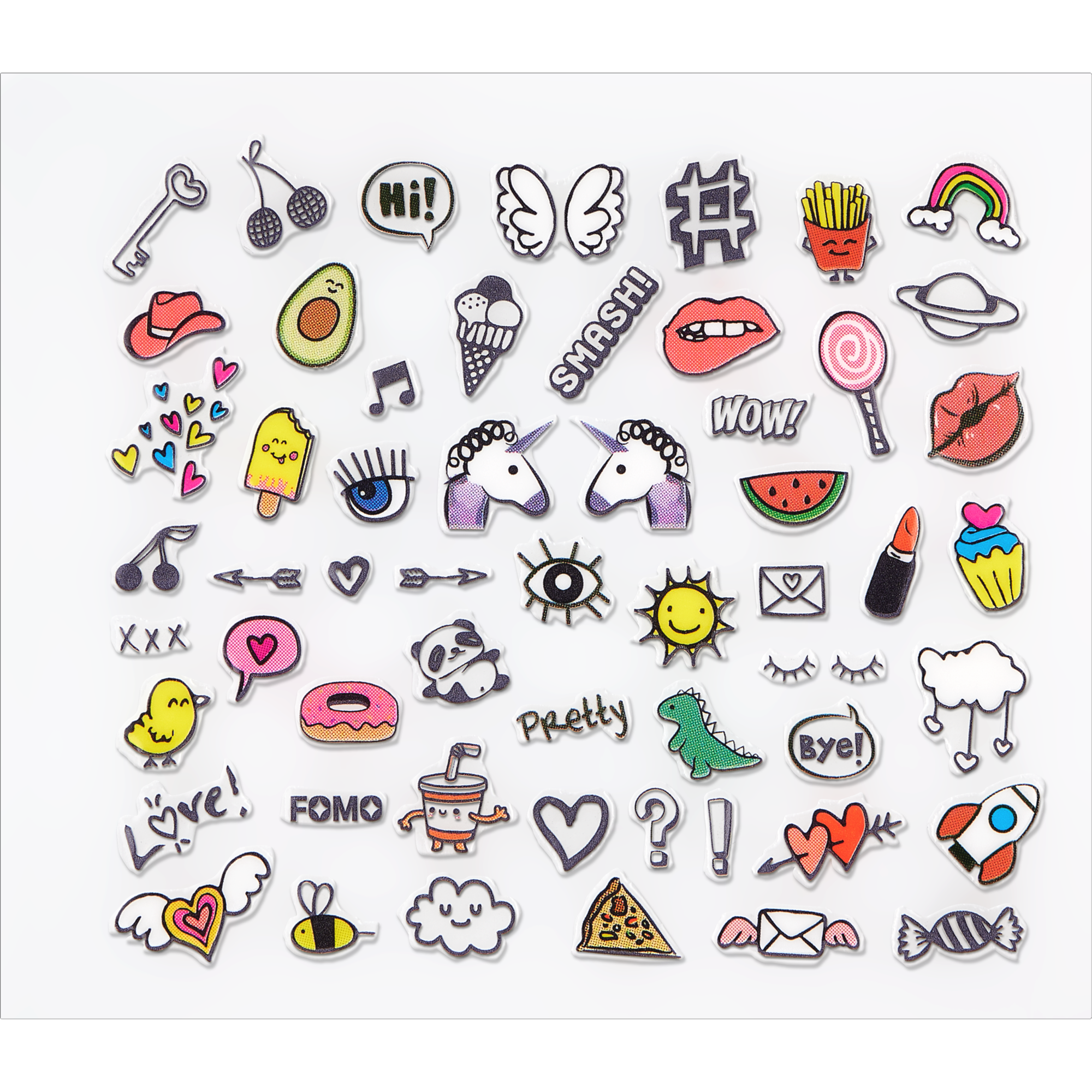 happiness looks good on you nail sticker ongles