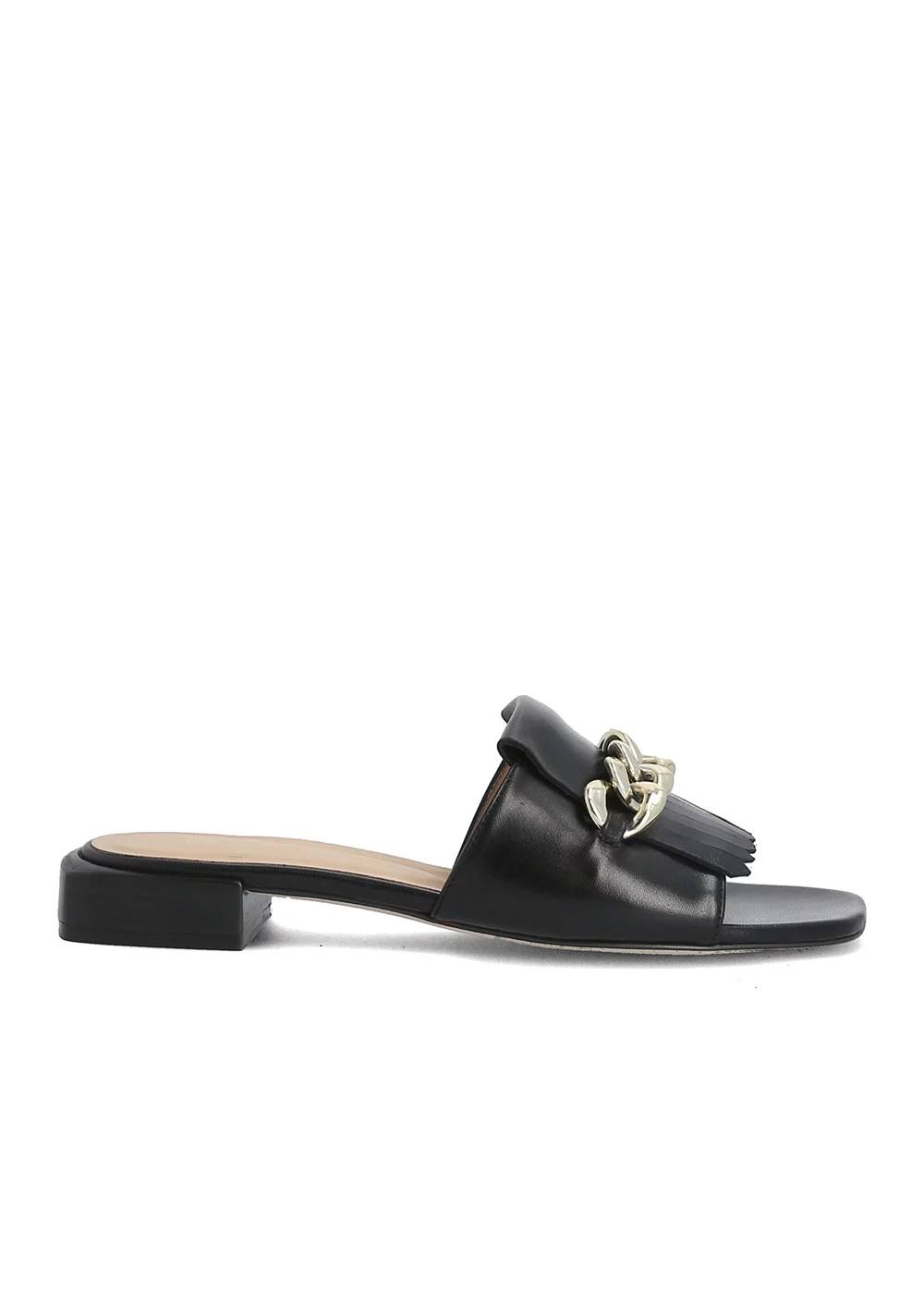 MULE ORIANE NAPPA NOIR