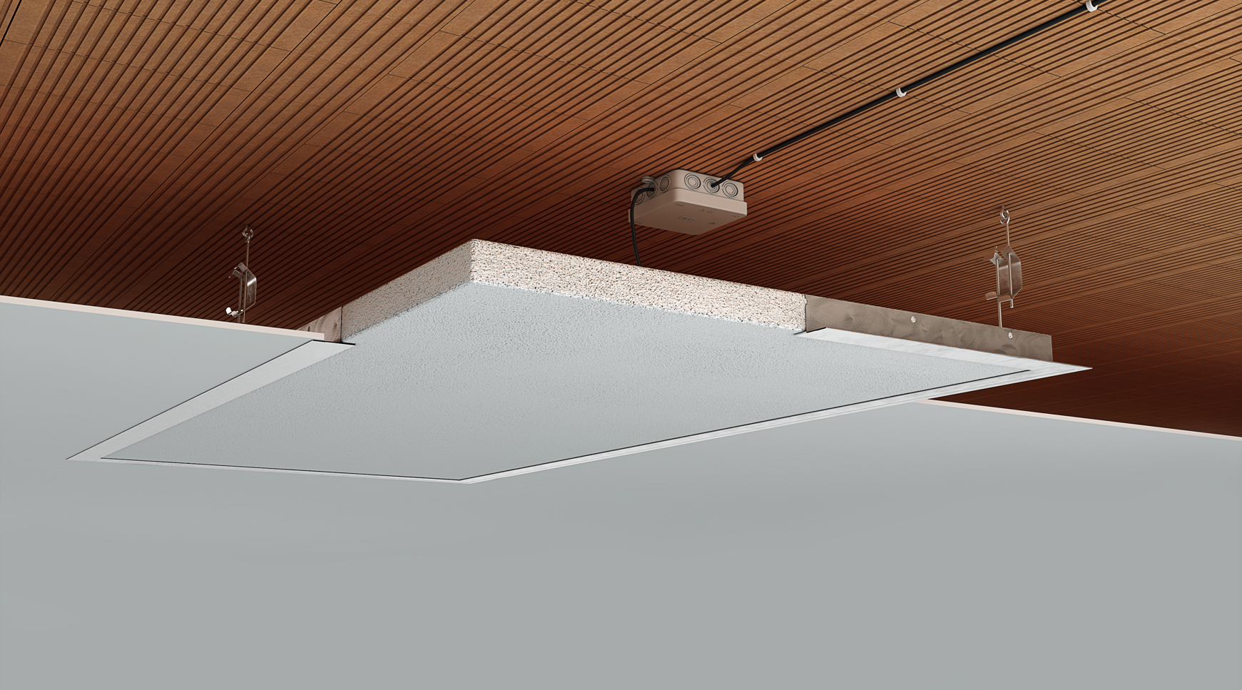Ecosun E400K infrarood paneel plafond 150x32cm 400W