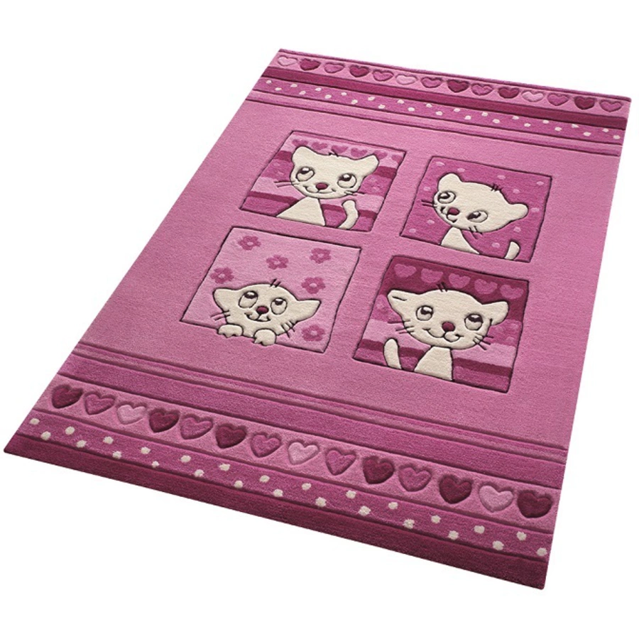 Smart Kids Kinderteppich Kitty Kat pink