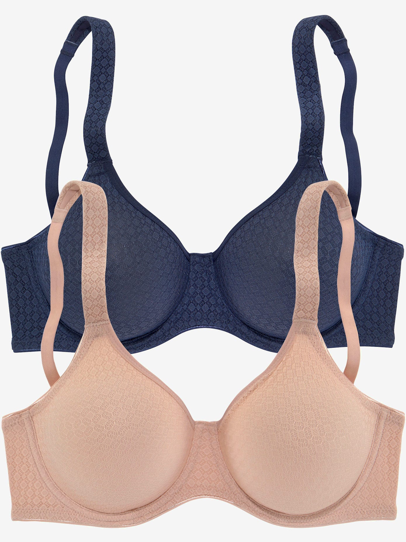 Soutien-gorge spécial t-shirt petite fleur, armatures et dentelle graphique