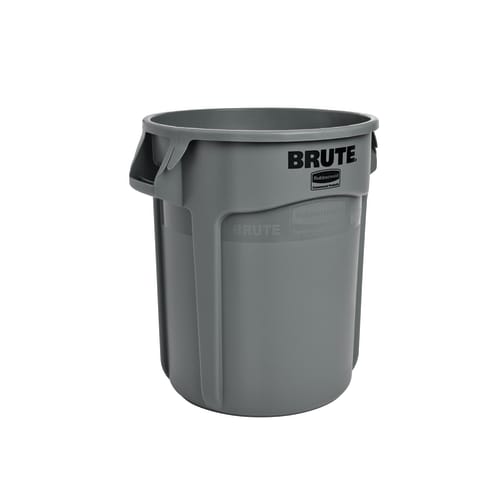 Collecteur résine Brute® avec conduits d'aération 76L gris Rubbermaid