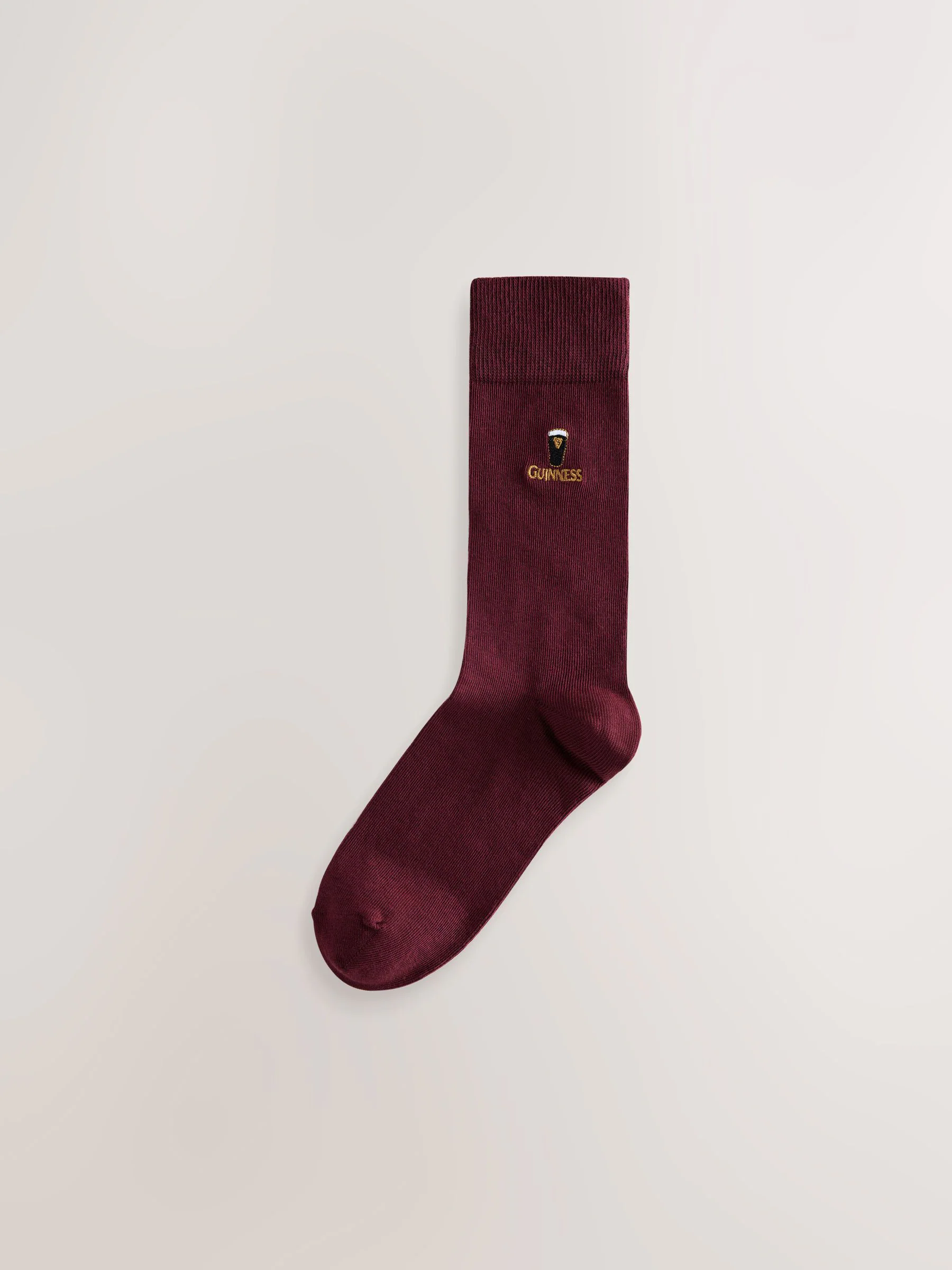 Blue/Green/Red - Guinness License Embroidered Socks 4 Pack