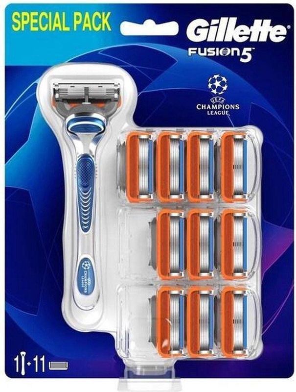 Gillette - Fusion5 Scheerapparaat - + Vervangende Messjes - 11 st