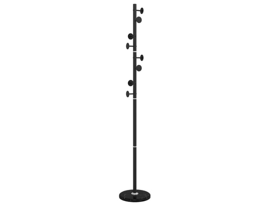 VIDAXL - Porte manteau Porte-manteau noir 176 cm fer enduit de poudre