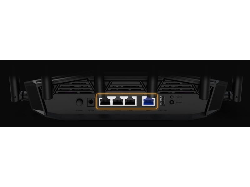 ASUS Dual-Band WiFi Router TUF Gaming BE6500 ASUS TUF Gaming BE6500 Dual Band WiFi 7 (802.11be) Extendable Gaming Router