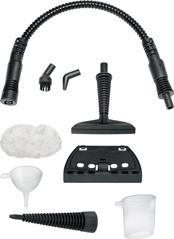 Clatronic DR 3653 Draagbare stoomreiniger 0,25 l 1050 W Zwart, Geel