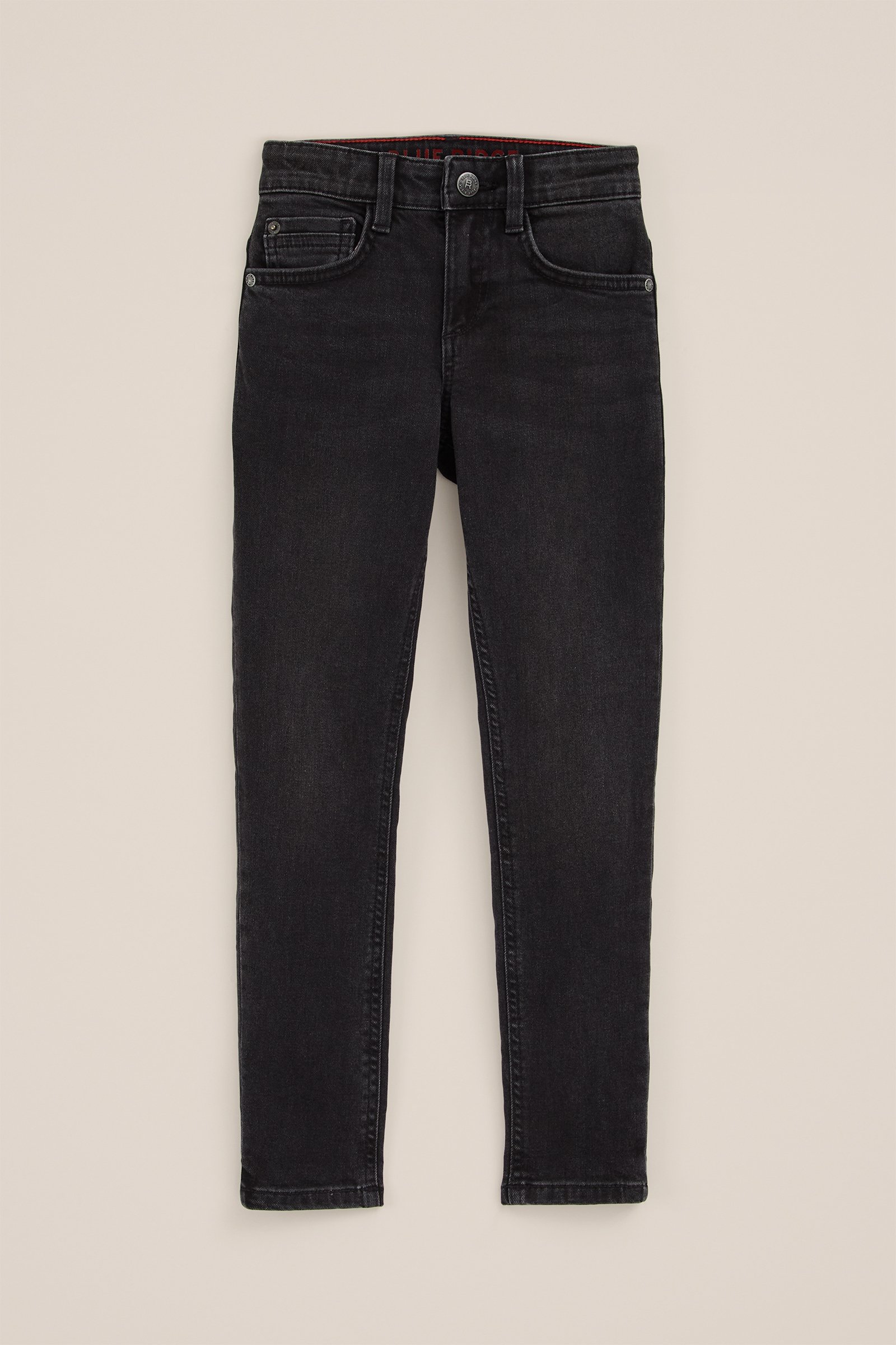 Jongens slim fit jeans met stretch Blue Ridge Donkergrijs