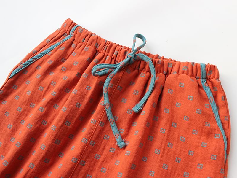 Dogini - Pyjamabroek met bijpassend patroon voor koppels (verschillende ontwerpen)