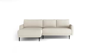 Ecksofa SATTAR 163 x 223 cm beige