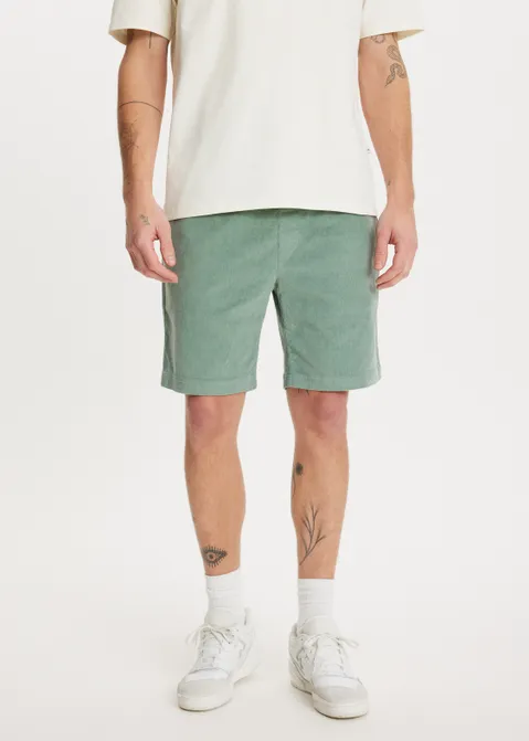 Corduroy korte broek groen (GRN.L)