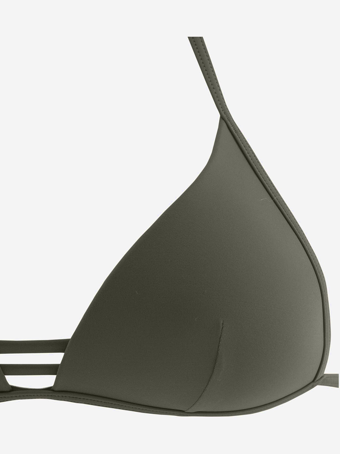 Bikini triangle rubans décoratifs sur le débardeur et le pantalon