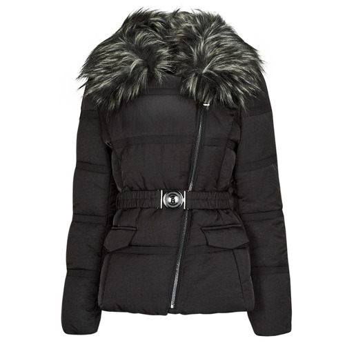 Guess - MARISOL SHORT BELTED JACKET - Noir