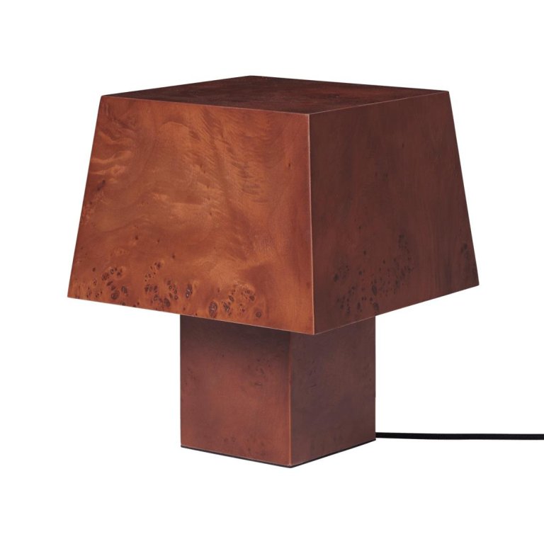 Ferm Living Burl tafellamp Dark Stained