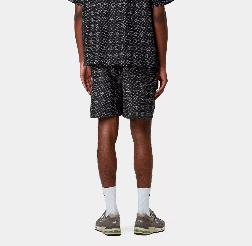 Carhartt WIP Slater Swim Trunks Black