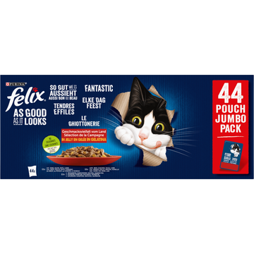 FELIX® Elke Dag Feest Countryside Selectie Kattenvoer 44x85g